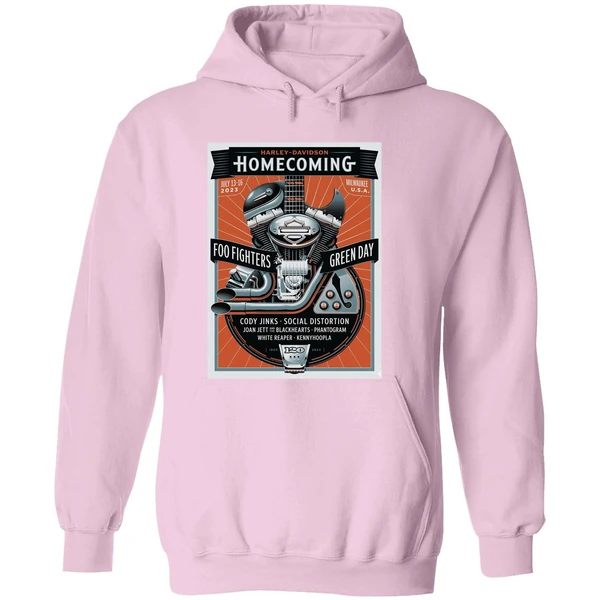 Foo Fighters And Green Day Lead Harley Hoodie - Image 5