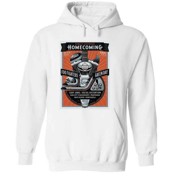 Foo Fighters And Green Day Lead Harley Hoodie - Image 8