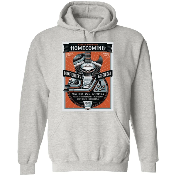 Foo Fighters And Green Day Lead Harley Hoodie - Image 9
