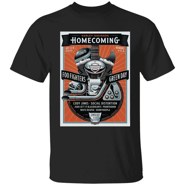 Foo Fighters And Green Day Lead Harley Shirt