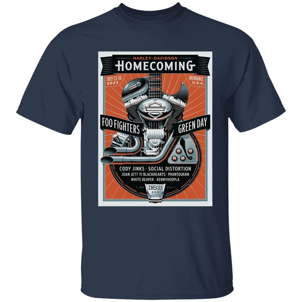 Foo Fighters And Green Day Lead Harley Shirt - Image 5