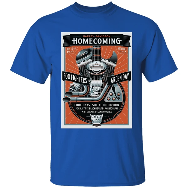 Foo Fighters And Green Day Lead Harley Shirt - Image 8