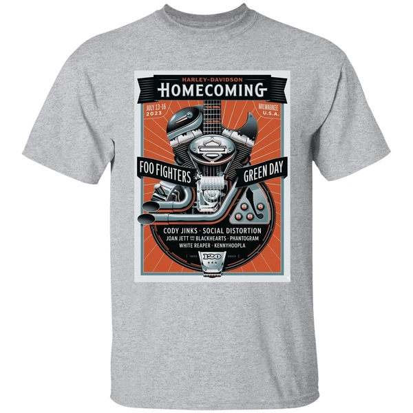 Foo Fighters And Green Day Lead Harley Shirt - Image 9