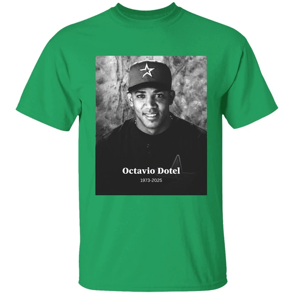 Former Mlb Pitcher Octavio Dotel Rip Octavio Dotel 1973 2025 Shirt - Image 2