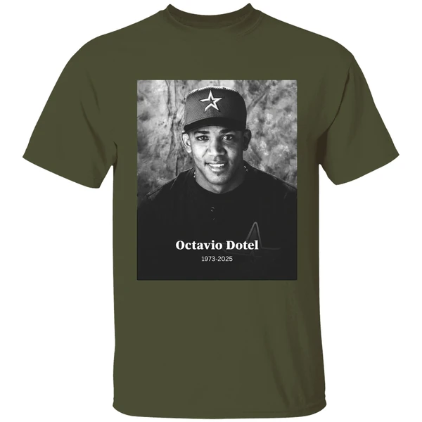 Former Mlb Pitcher Octavio Dotel Rip Octavio Dotel 1973 2025 Shirt - Image 4