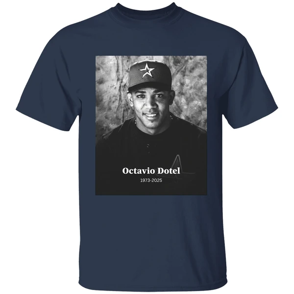 Former Mlb Pitcher Octavio Dotel Rip Octavio Dotel 1973 2025 Shirt - Image 5
