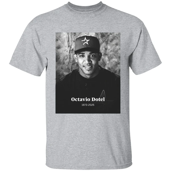 Former Mlb Pitcher Octavio Dotel Rip Octavio Dotel 1973 2025 Shirt - Image 9
