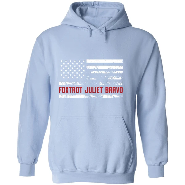 Foxtrot Juliet Bravo Fjb American Flag Hoodie - Image 4