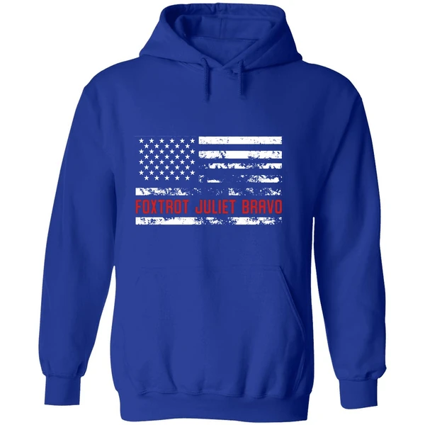 Foxtrot Juliet Bravo Fjb American Flag Hoodie - Image 7