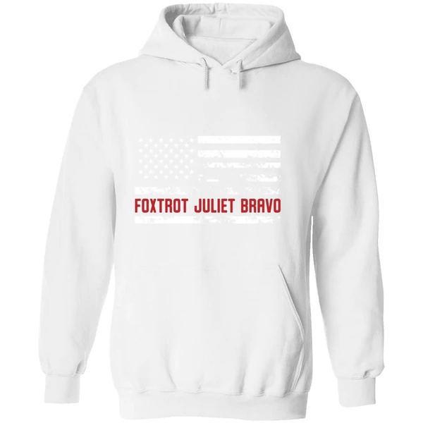Foxtrot Juliet Bravo Fjb American Flag Hoodie - Image 8