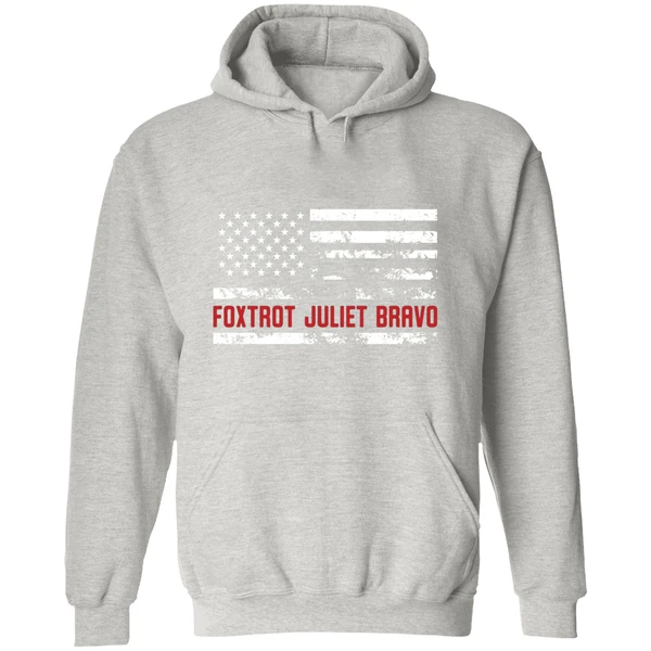 Foxtrot Juliet Bravo Fjb American Flag Hoodie - Image 9