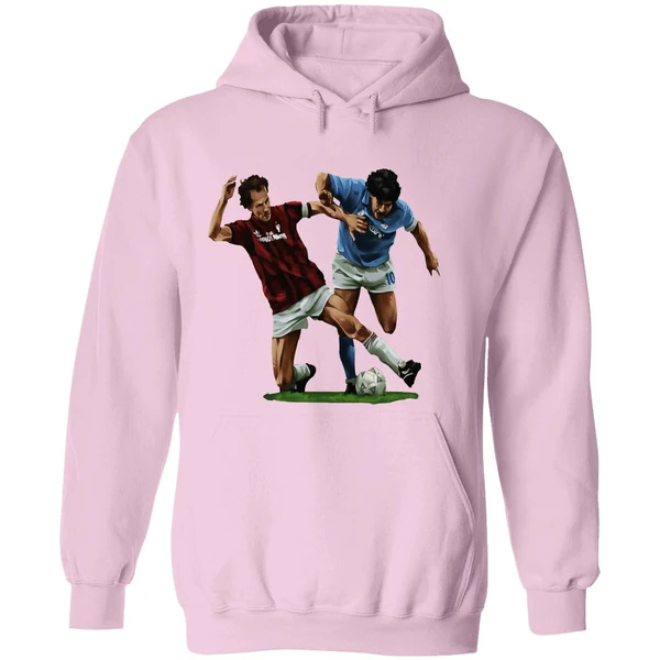 Franco Baresi Vs Diego Maradona Who Is Baresi Art Hoodie - Image 5