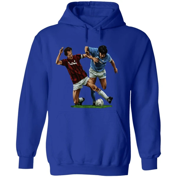 Franco Baresi Vs Diego Maradona Who Is Baresi Art Hoodie - Image 7