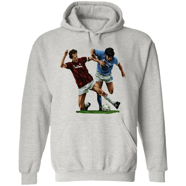 Franco Baresi Vs Diego Maradona Who Is Baresi Art Hoodie - Image 9
