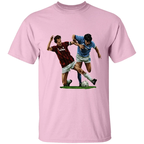 Franco Baresi Vs Diego Maradona Who Is Baresi Art Shirt - Image 2