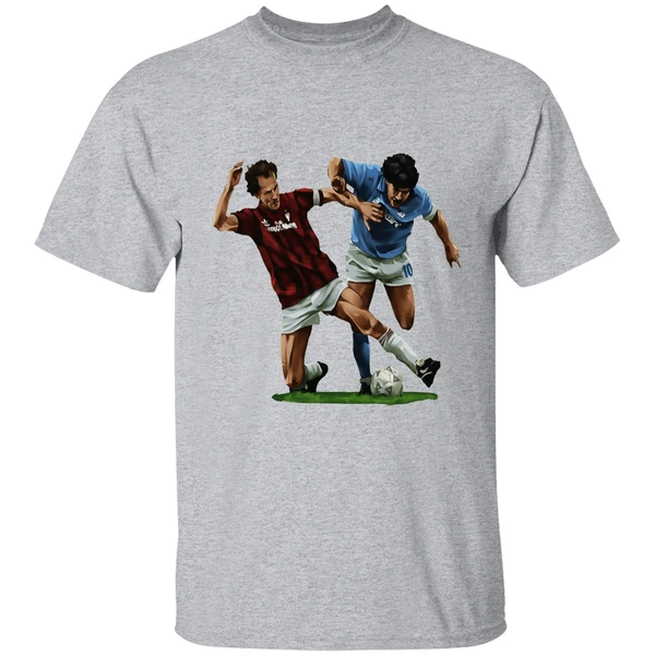 franco baresi vs diego maradona who is baresi art shirt sportgrey
