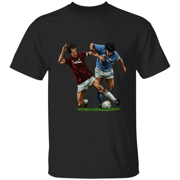 Franco Baresi Vs Diego Maradona Who Is Baresi Art Shirt - Image 7