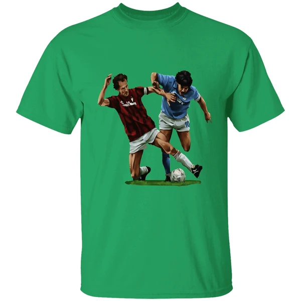 Franco Baresi Vs Diego Maradona Who Is Baresi Art Shirt - Image 8