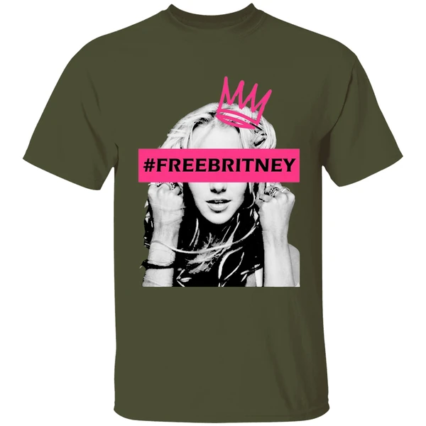 free britney spears shirt militarygreen