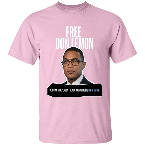 Free Don Lemon Being An Independent Black Journalist Is Not A Crime Shirt - Image 3