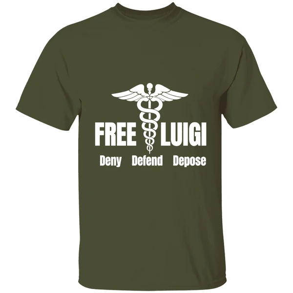 Free Luigi Deny Defend Depose Shirt - Image 4