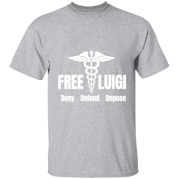Free Luigi Deny Defend Depose Shirt - Image 9