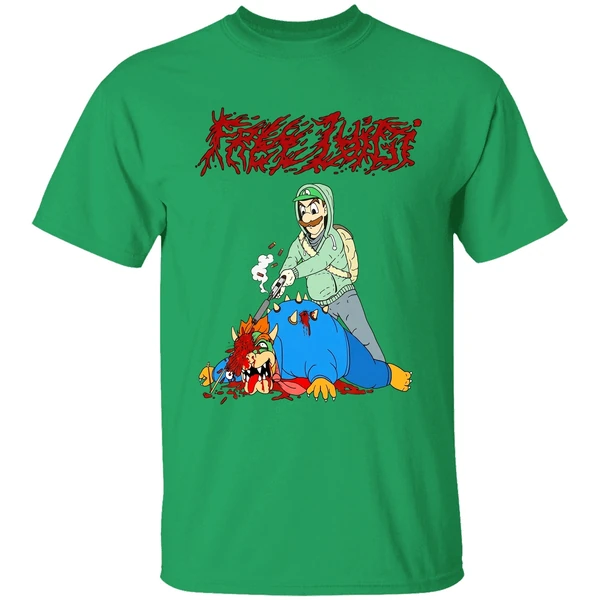 Free Luigi Shoot Bowser Shirt - Image 2