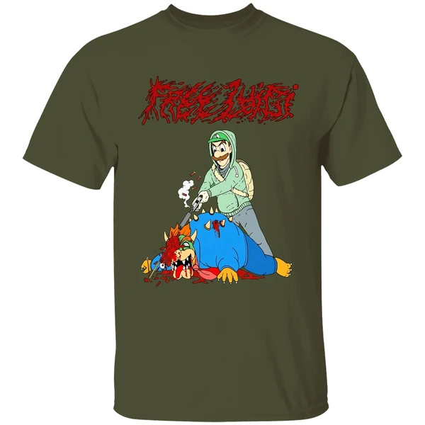 Free Luigi Shoot Bowser Shirt - Image 4