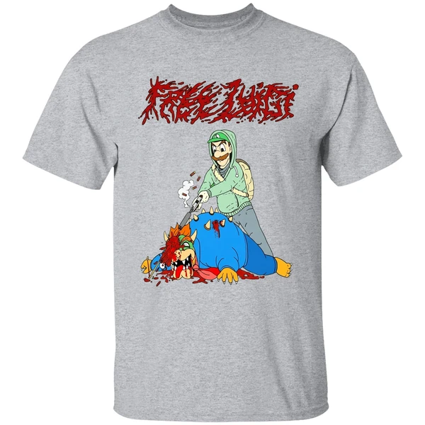 Free Luigi Shoot Bowser Shirt - Image 9