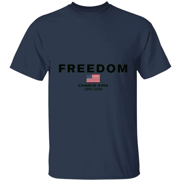 Freedom Charlie Kirk 1993 2025 America Flag Shirt - Image 4