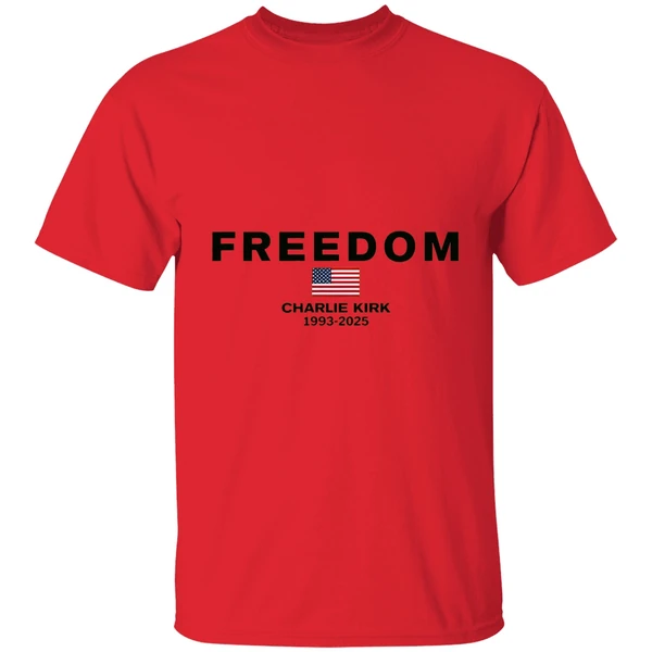 Freedom Charlie Kirk 1993 2025 America Flag Shirt - Image 6