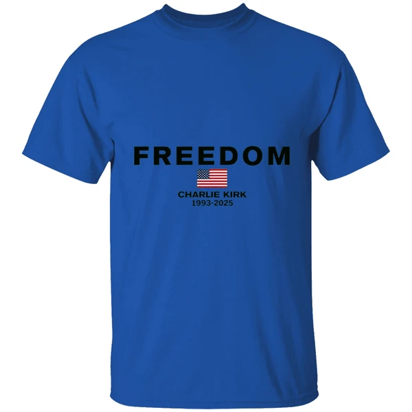 Freedom Charlie Kirk 1993 2025 America Flag Shirt - Image 7