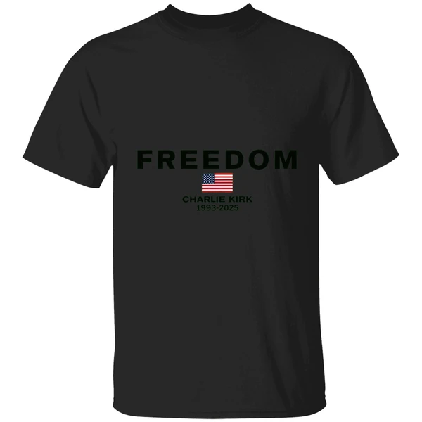 Freedom Charlie Kirk 1993 2025 America Flag Shirt - Image 9