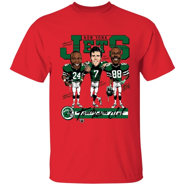 Freeman Mcneil Ken Obrien And Al Toon New York Jets Football Vintage Shirt - Image 4