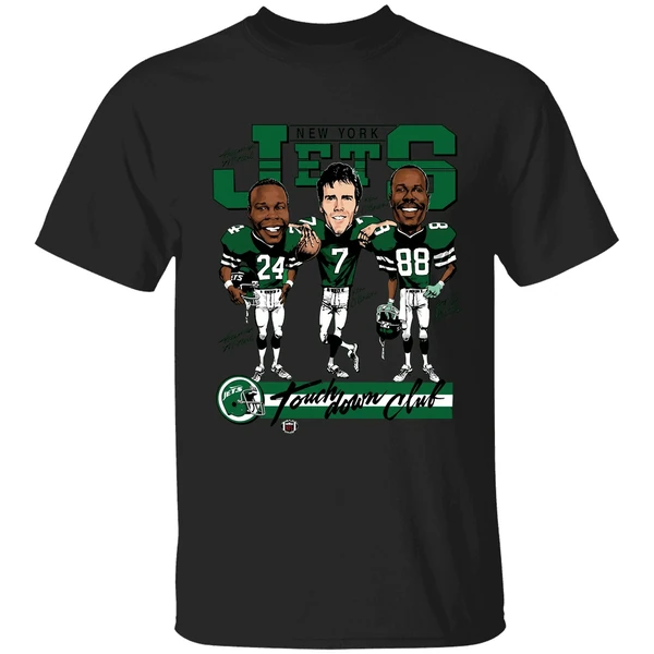 Freeman Mcneil Ken Obrien And Al Toon New York Jets Football Vintage Shirt - Image 7