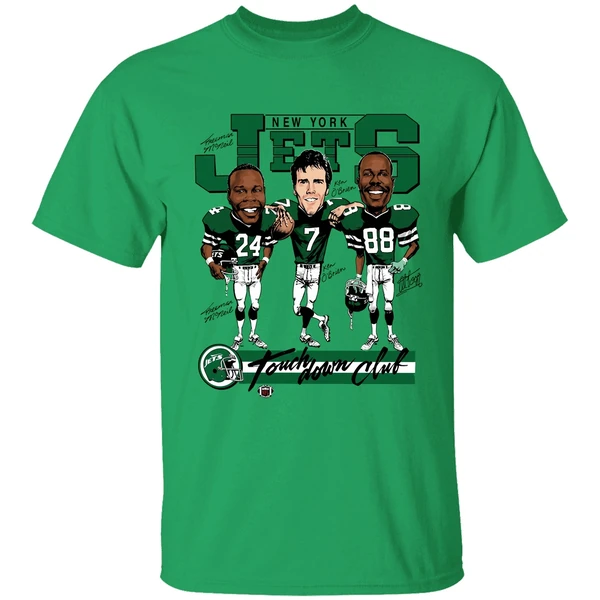 Freeman Mcneil Ken Obrien And Al Toon New York Jets Football Vintage Shirt - Image 8