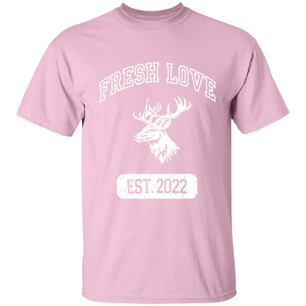 fresh love est 2022 shirt lightpink
