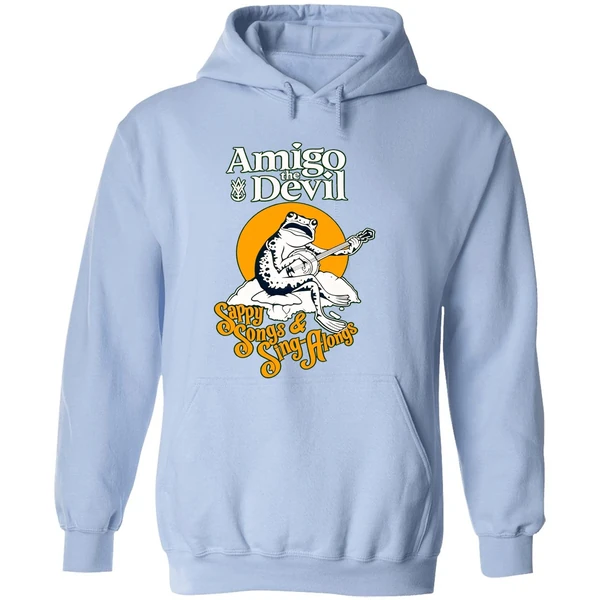 Frog Amigo The Devil Sappy Songs And Sing Alongs Hoodie - Image 4