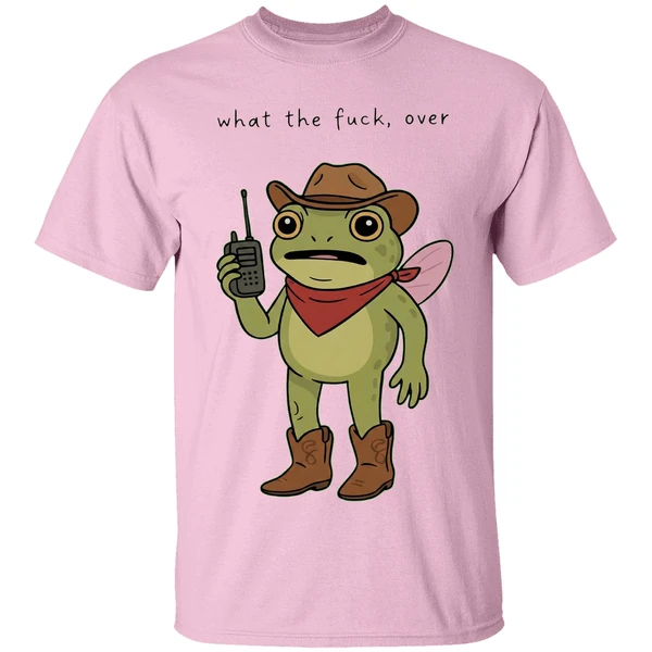 Frog Cowboy What The Fuck Over Shirt - Image 2