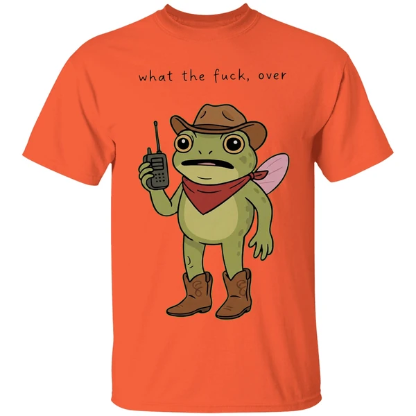 Frog Cowboy What The Fuck Over Shirt - Image 3