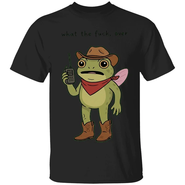Frog Cowboy What The Fuck Over Shirt - Image 7