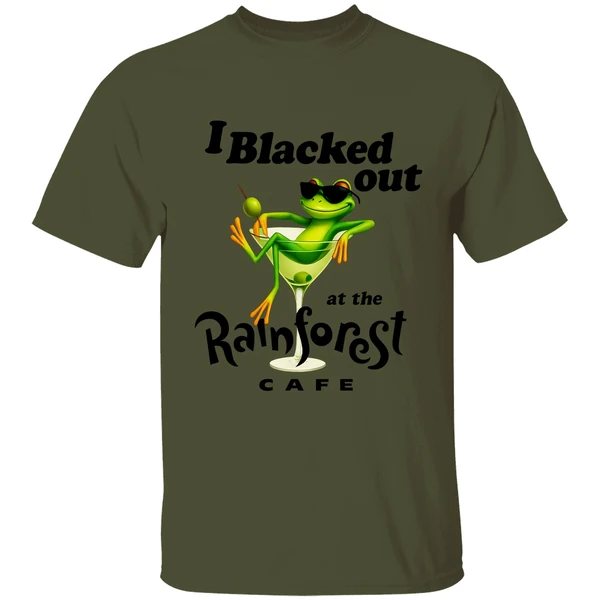 Frog I Blacked Out At The Rainforest Cafe Shirt - Image 3