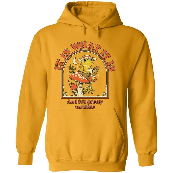 Frog It Is What It Is And Its Pretty Terrible Hoodie