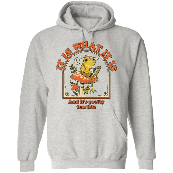Frog It Is What It Is And Its Pretty Terrible Hoodie - Image 9
