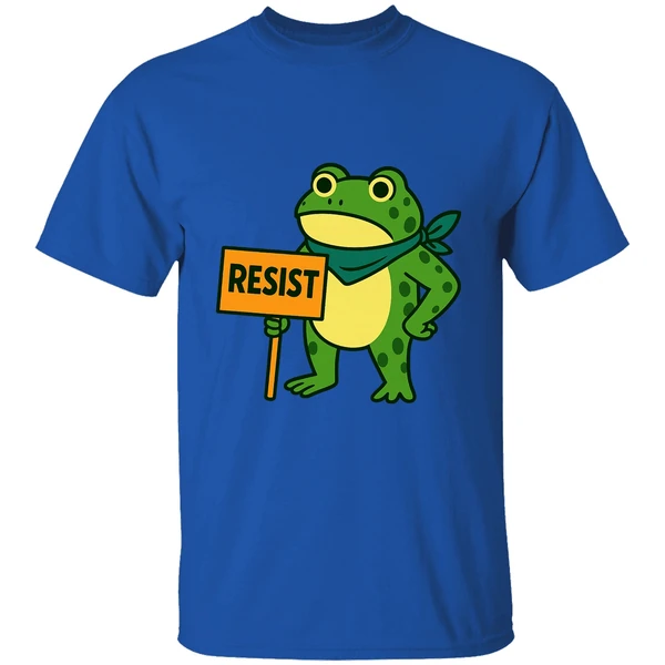 Frog Resist Portland Frog Protest Activist Political 2025 Shirt - Image 7