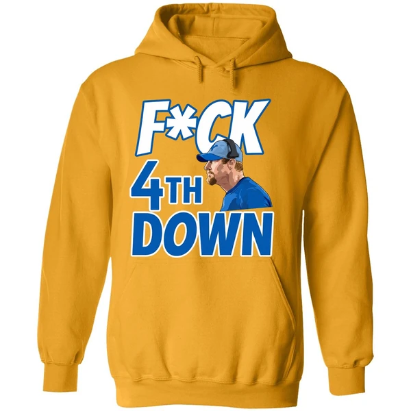 Fuck 4th Down Dan Campbell Detroit Lions Hoodie