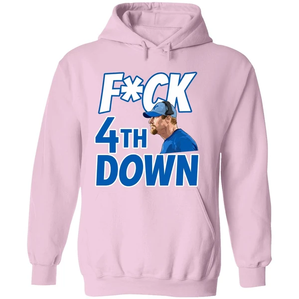 Fuck 4th Down Dan Campbell Detroit Lions Hoodie - Image 5