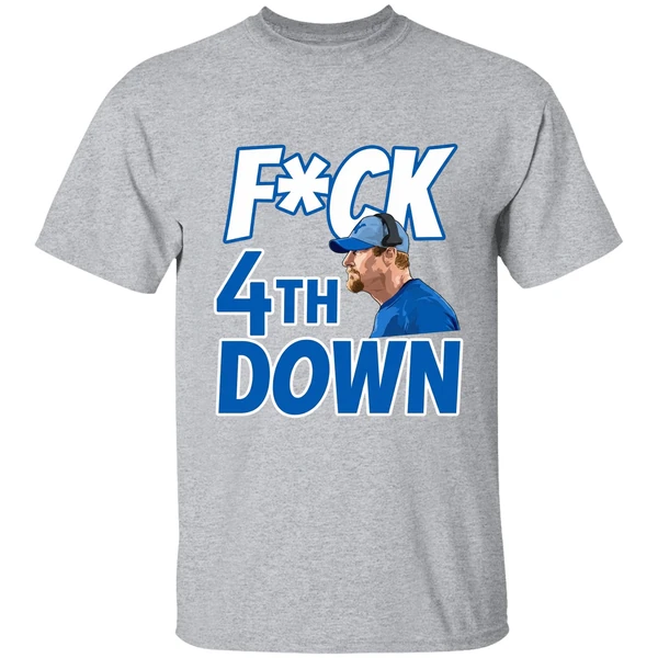 Fuck 4th Down Dan Campbell Detroit Lions Shirt - Image 6