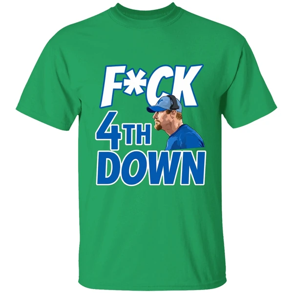 Fuck 4th Down Dan Campbell Detroit Lions Shirt - Image 8