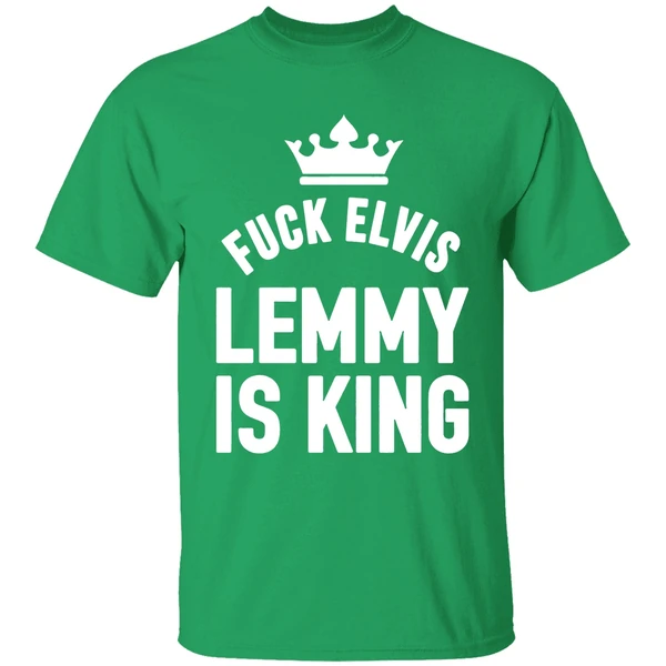 Fuck Elvis Lemmy Is King Shirt - Image 2